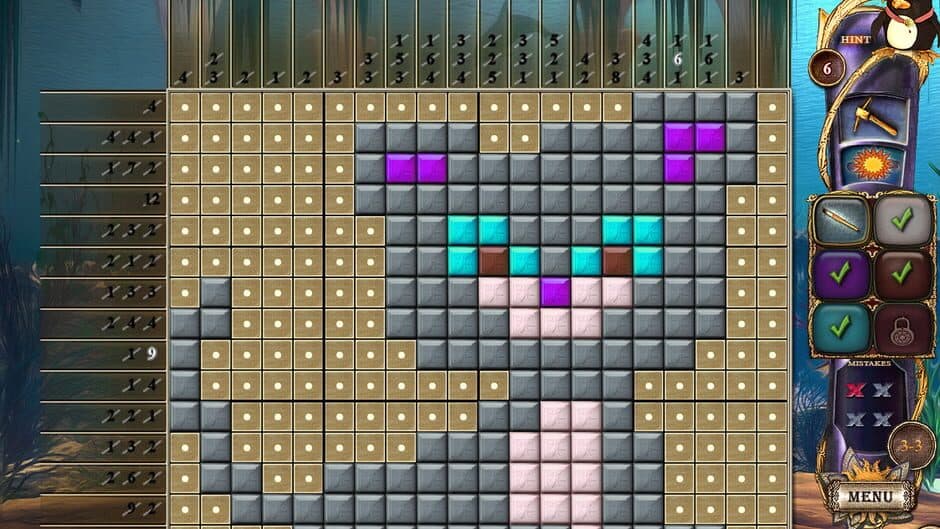 Скриншот 3 из Fantasy Mosaics 17: New Palette