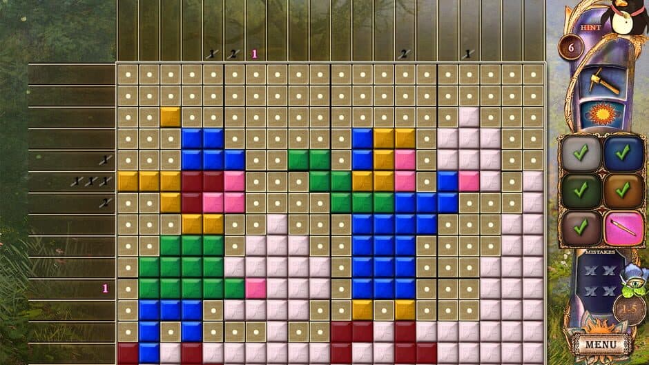 Скриншот 4 из Fantasy Mosaics 20: Castle of Puzzles