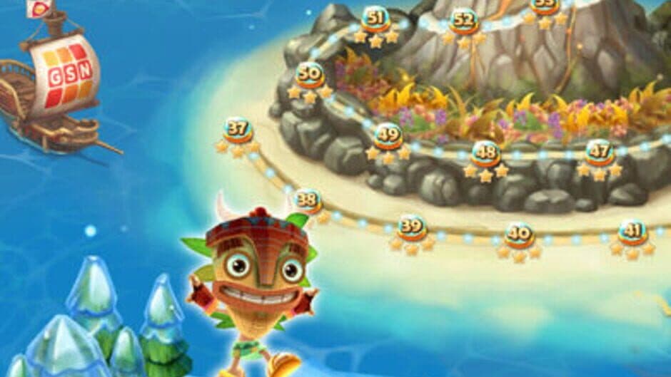 Скриншот 10 из Tiki Solitaire TriPeaks