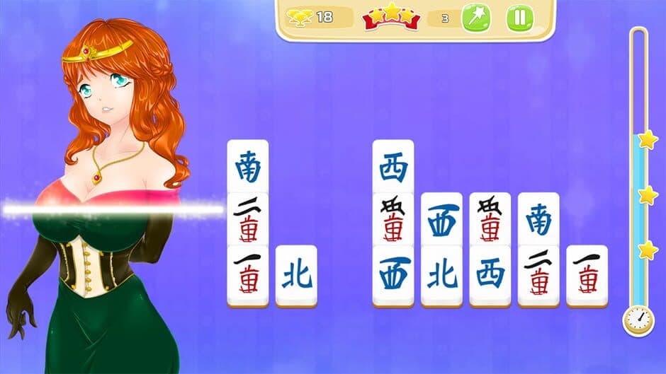 Скриншот 5 из Mahjong Pretty Manga Girls