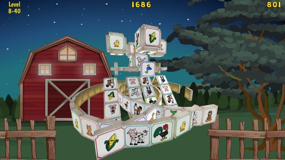 Скриншот 2 из Barnyard Mahjong 3