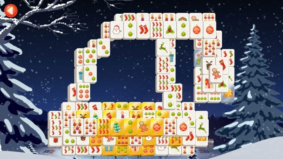 Скриншот 2 из Christmas Mahjong 2