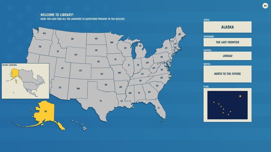 Скриншот 4 из The 50 States Quiz