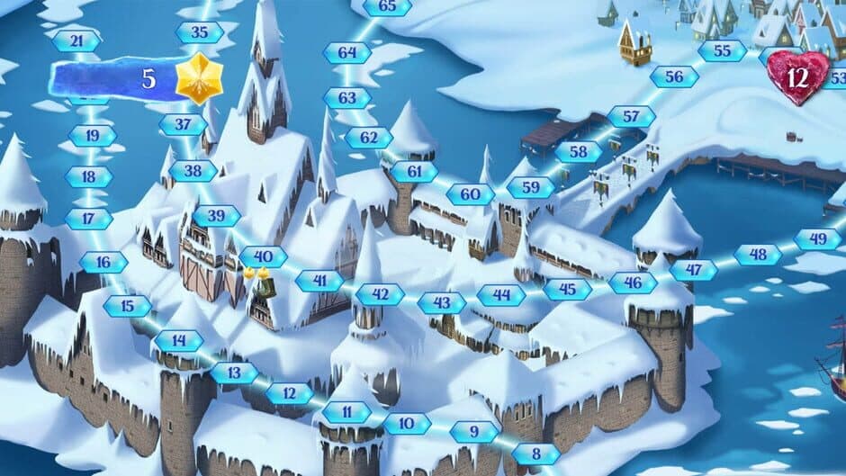 Скриншот 5 из Frozen Free Fall: Snowball Fight