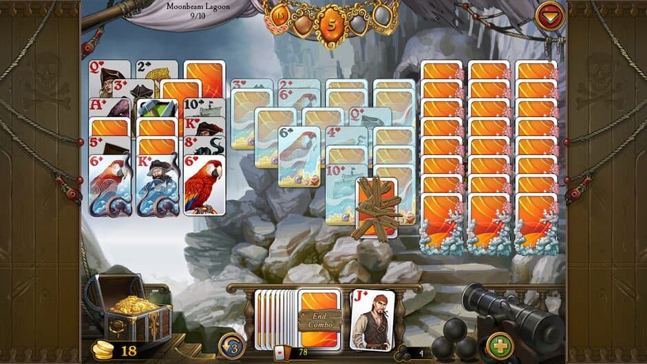 Скриншот 2 из Seven Seas Solitaire