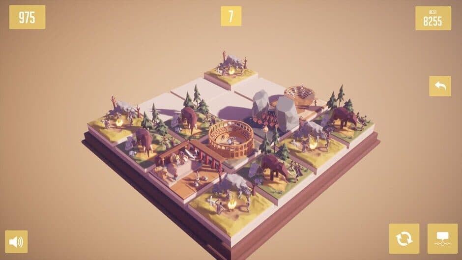 Скриншот 3 из History2048: 3D puzzle number game
