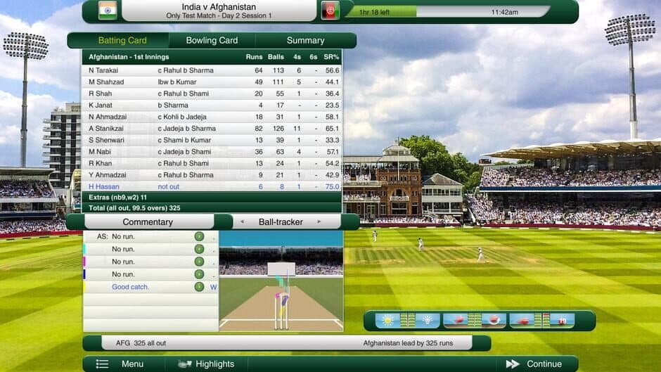 Скриншот 2 из Cricket Captain 2018