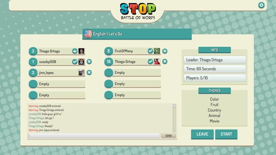 Скриншот 1 из Stop Online: Battle of Words