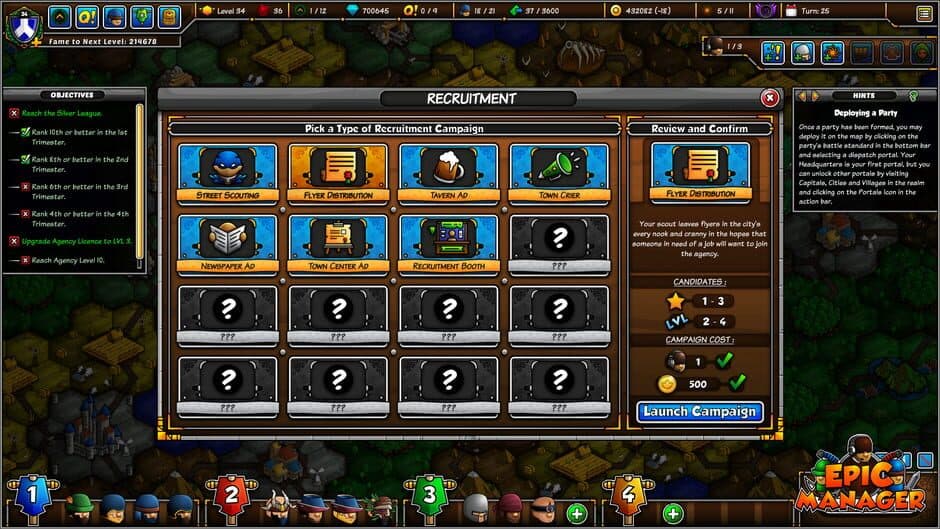 Скриншот 1 из Epic Manager - Create Your Own Adventuring Agency