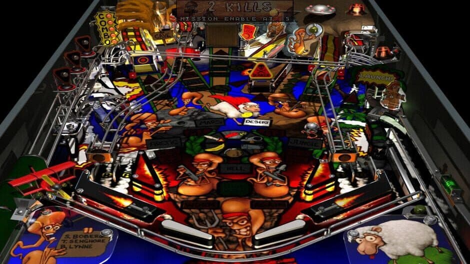 Скриншот 1 из Worms Pinball