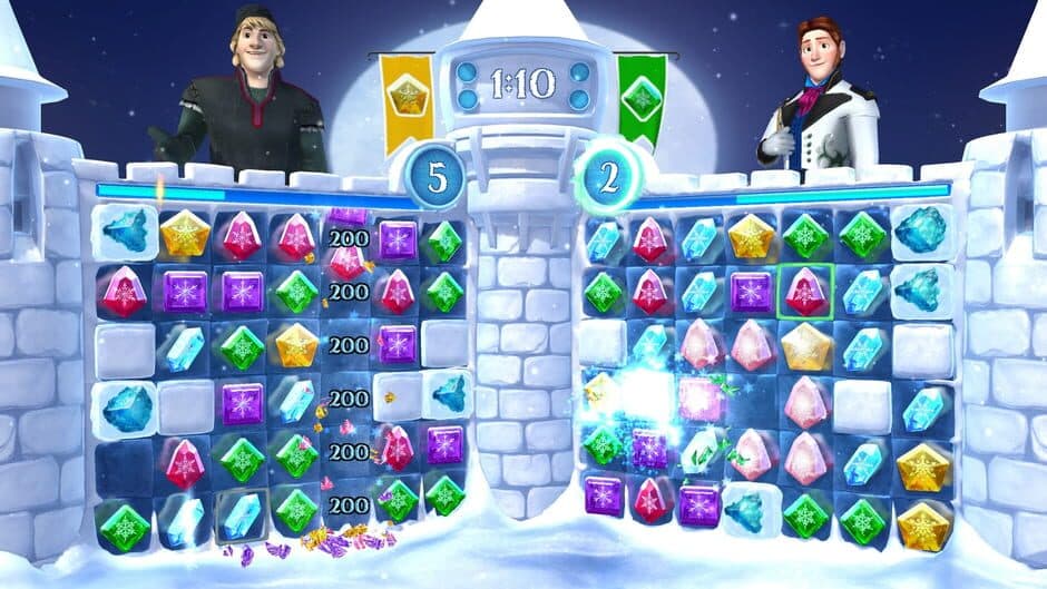 Скриншот 2 из Frozen Free Fall: Snowball Fight