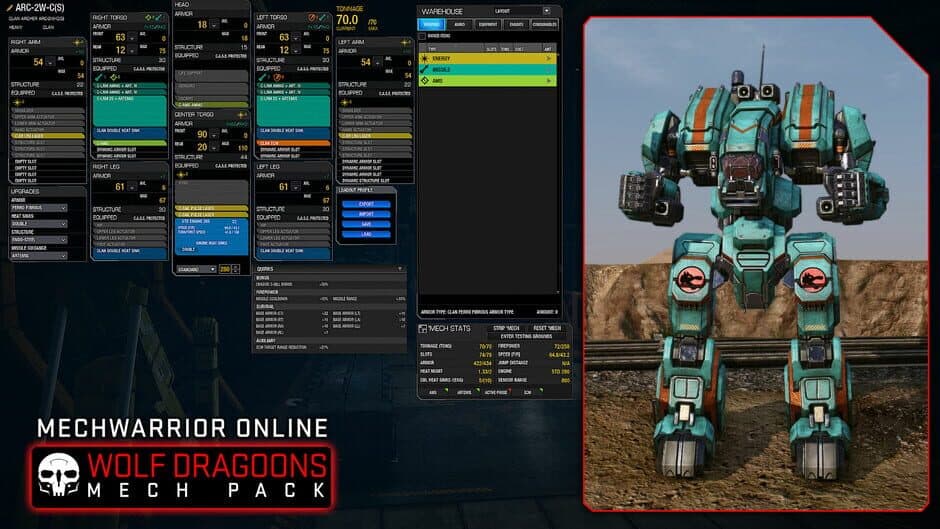 Скриншот 2 из MechWarrior Online: Wolf Dragoons Mech Pack