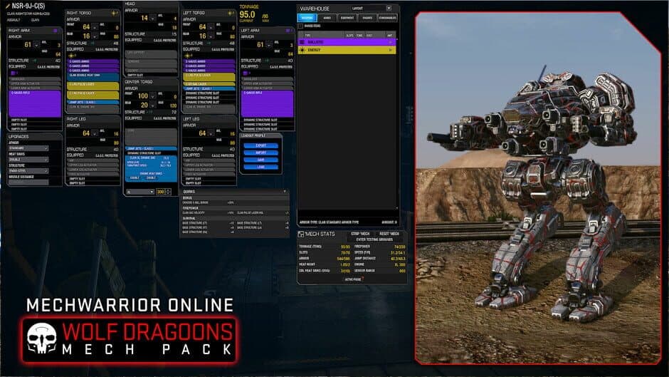 Скриншот 4 из MechWarrior Online: Wolf Dragoons Mech Pack