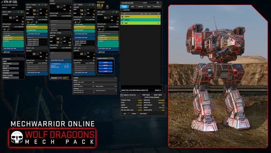 Скриншот 6 из MechWarrior Online: Wolf Dragoons Mech Pack
