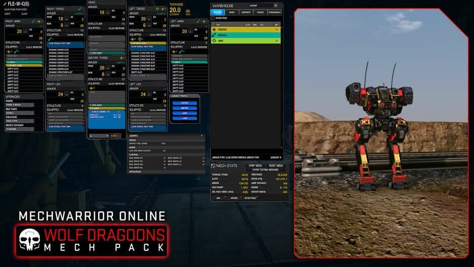Скриншот 8 из MechWarrior Online: Wolf Dragoons Mech Pack
