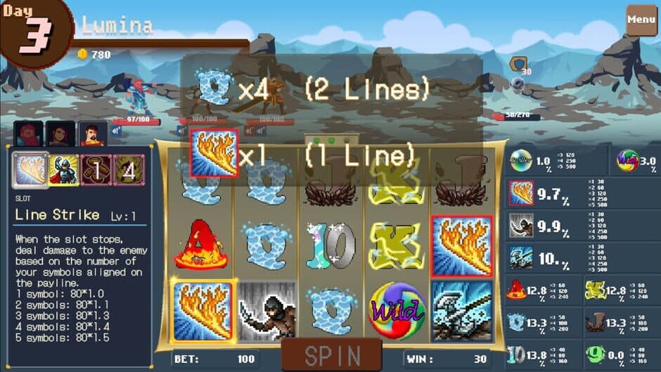 Скриншот 3 из Slot Heroes: Reels of Fate
