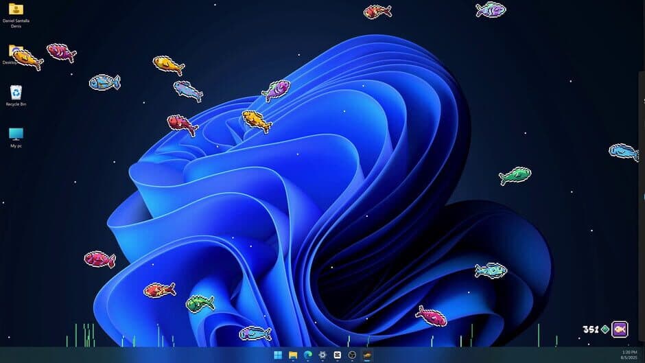 Скриншот 1 из Desktop Fishes