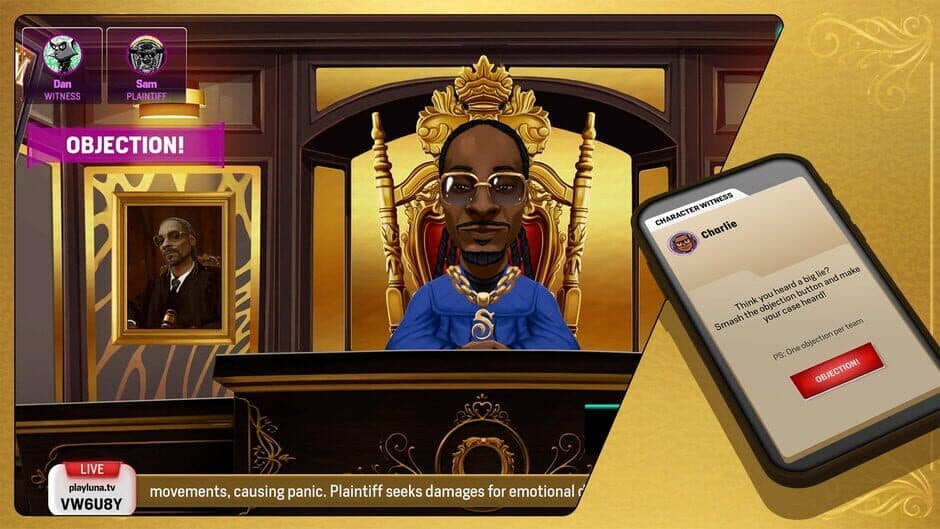Скриншот 4 из Courtroom Chaos: Starring Snoop Dogg