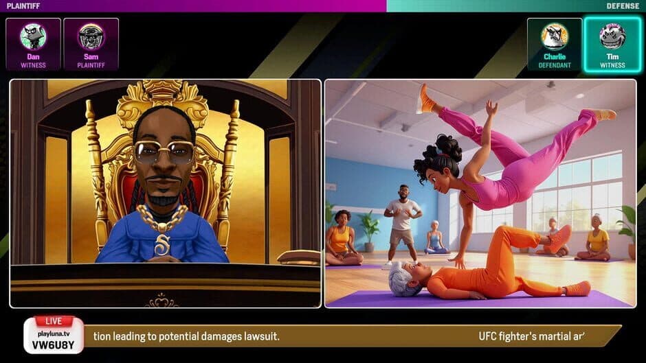 Скриншот 1 из Courtroom Chaos: Starring Snoop Dogg