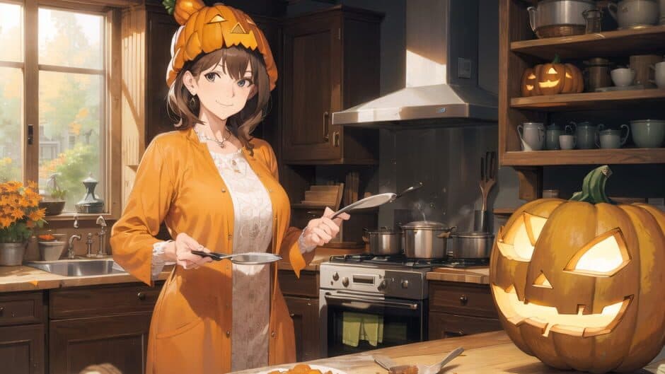 Скриншот 1 из Anime Girls: Puffy Pumpkin