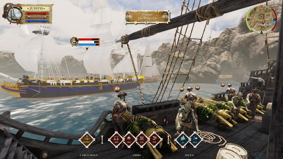 Скриншот 1 из Pirate Simulator: Corsair Skull & Sails