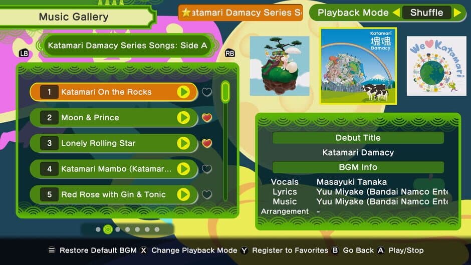 Скриншот 1 из Once Upon a Katamari: Katamari Damacy Series Songs - Side A