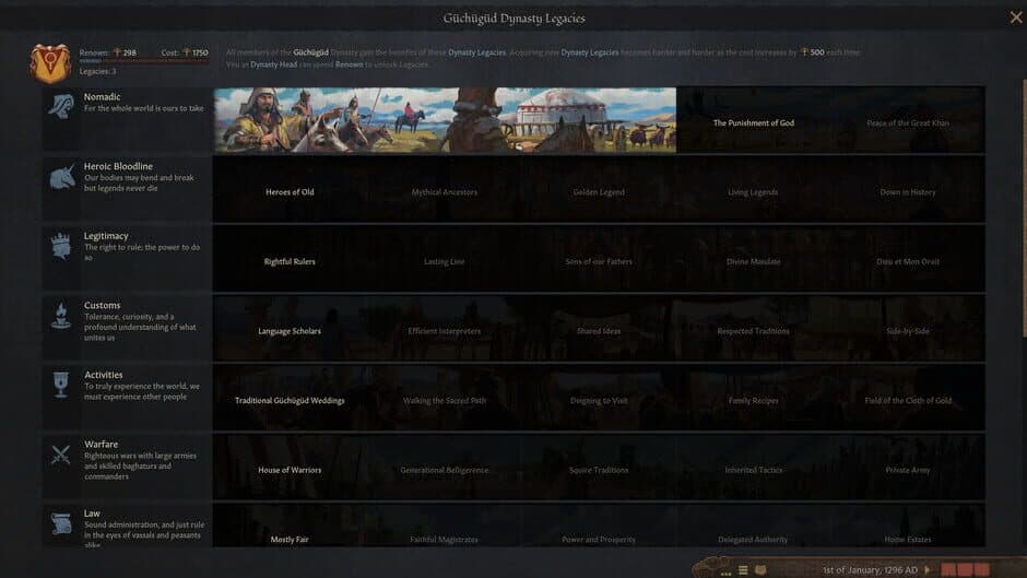 Скриншот 3 из Crusader Kings III: Khans of the Steppe