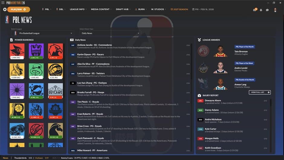 Скриншот 1 из Draft Day Sports: Pro Basketball 26