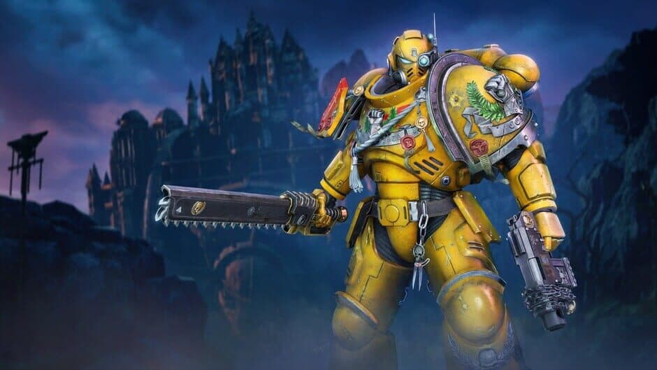 Скриншот 1 из Warhammer 40,000: Space Marine II - Imperial Fists Cosmetic Pack