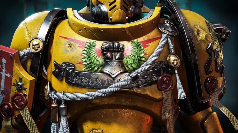 Скриншот 4 из Warhammer 40,000: Space Marine II - Imperial Fists Cosmetic Pack