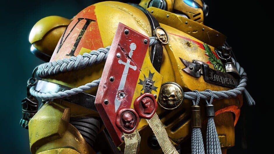 Скриншот 8 из Warhammer 40,000: Space Marine II - Imperial Fists Cosmetic Pack