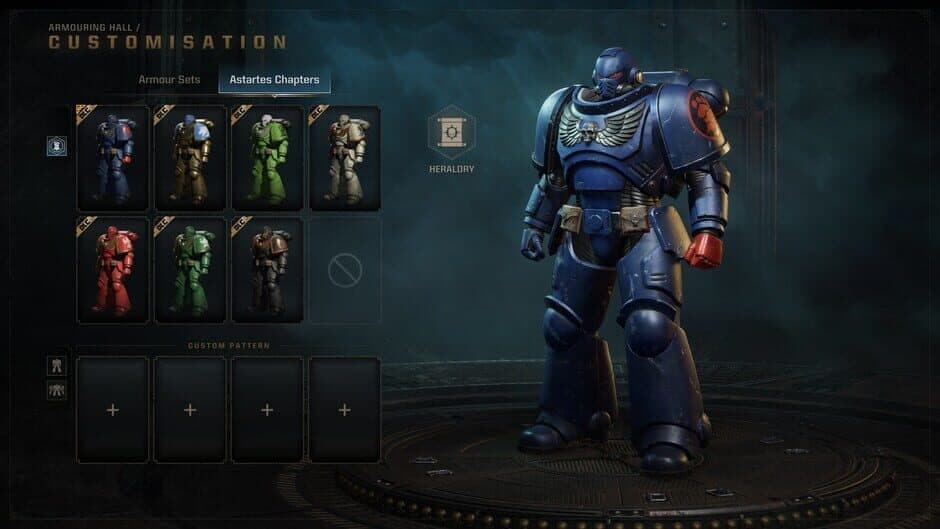 Скриншот 9 из Warhammer 40,000: Space Marine II - Imperial Fists Cosmetic Pack