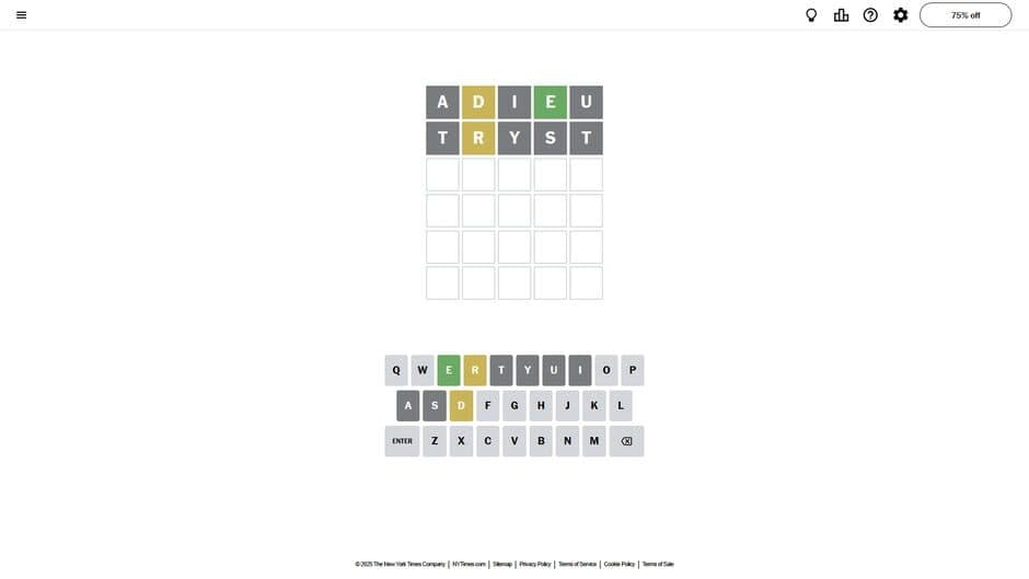 Скриншот 4 из Wordle