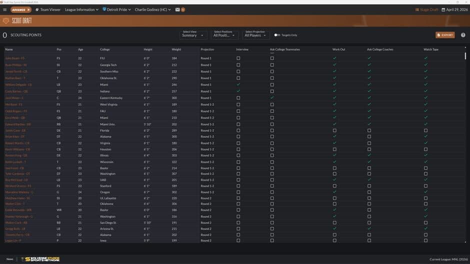 Скриншот 5 из Draft Day Sports: Pro Football 26