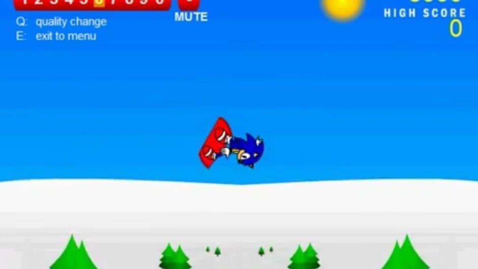 Скриншот 4 из Sonic 3D Snowboarding