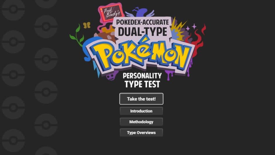 Скриншот 2 из Pokedex-Accurate Dual-Type Pokemon Personality Test