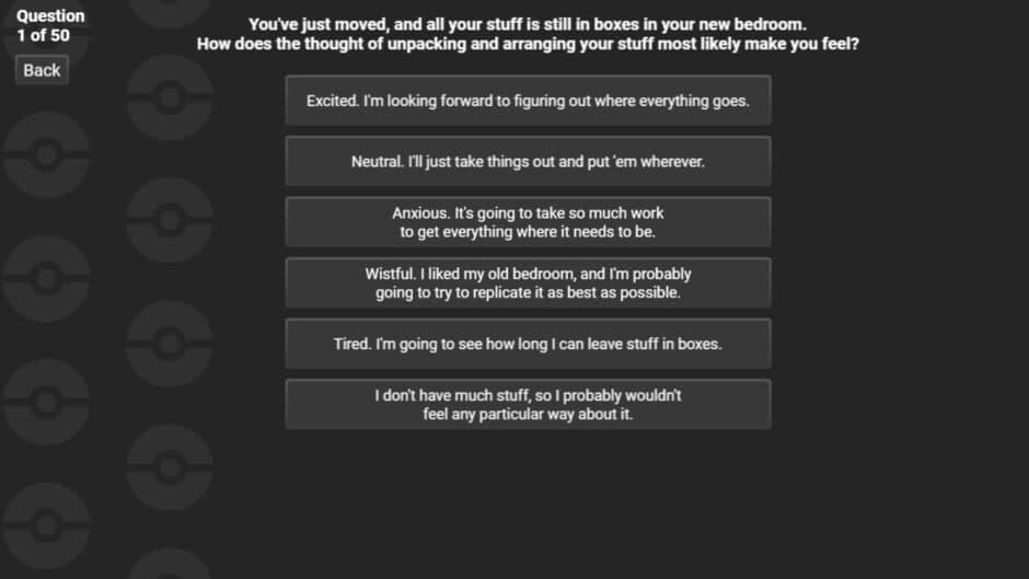 Скриншот 4 из Pokedex-Accurate Dual-Type Pokemon Personality Test
