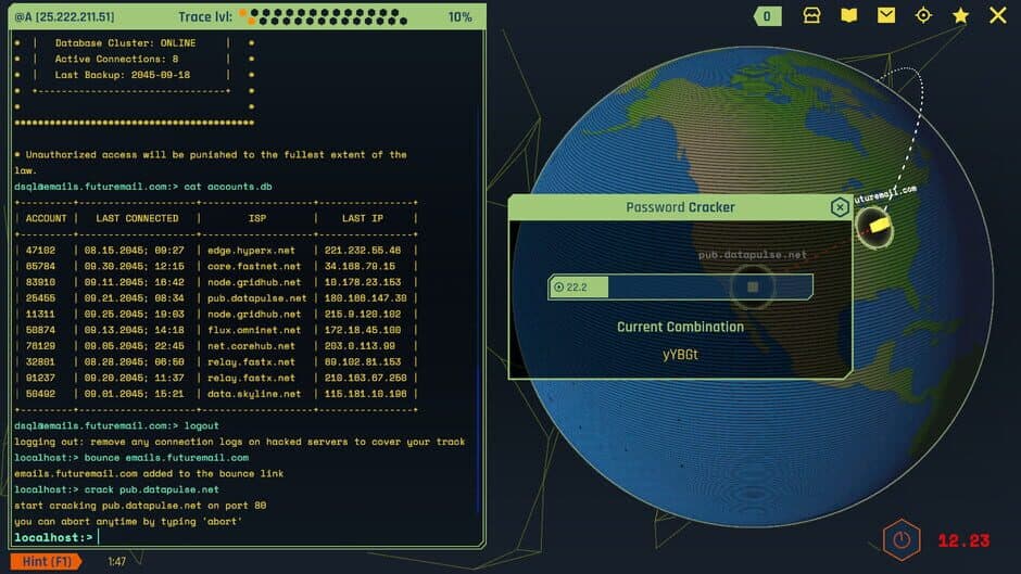 Скриншот 1 из Void Future: Hacking Protocol