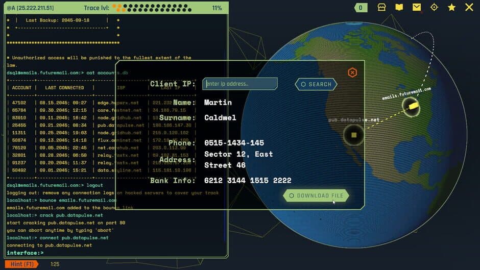 Скриншот 3 из Void Future: Hacking Protocol