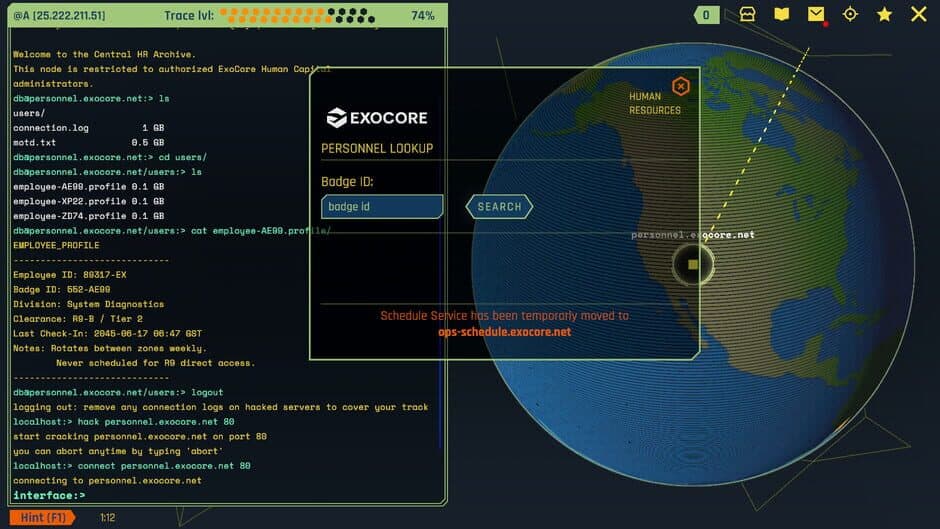 Скриншот 6 из Void Future: Hacking Protocol
