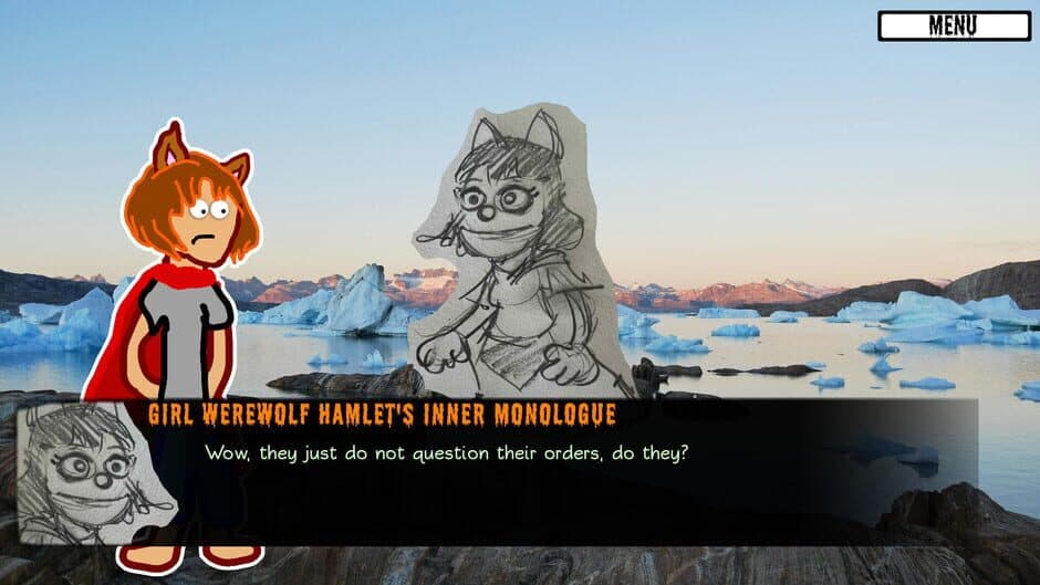 Скриншот 1 из Girl Werewolf Hamlet Saves Christmas