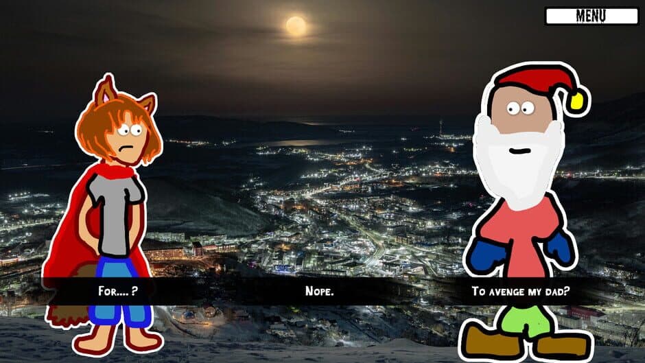 Скриншот 2 из Girl Werewolf Hamlet Saves Christmas