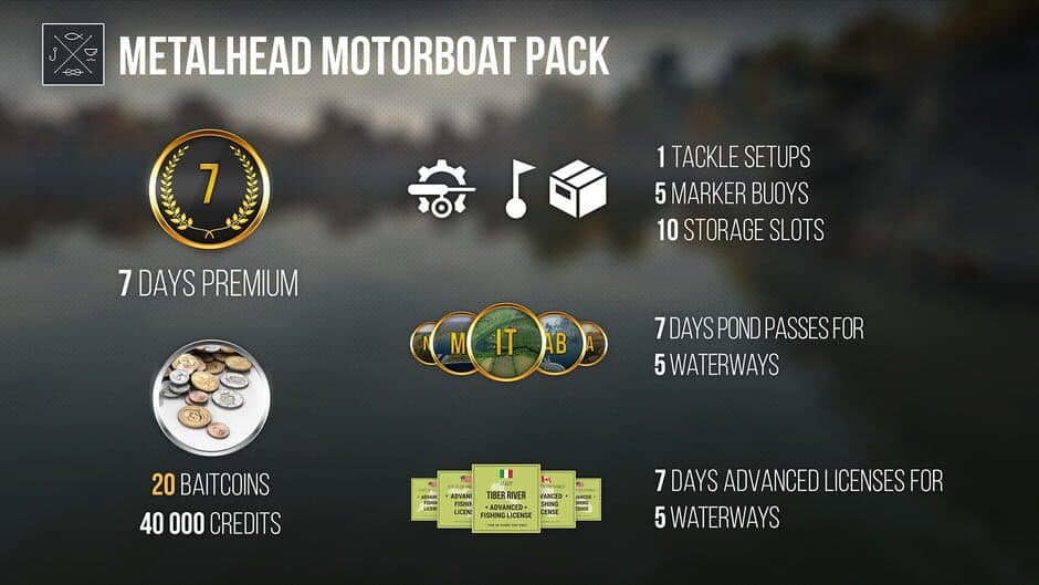 Скриншот 1 из Fishing Planet: Metalhead Motorboat Pack