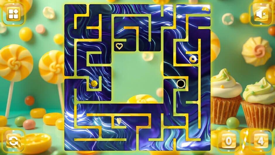 Скриншот 1 из Sweetie Candy Maze: Yellow Lemon