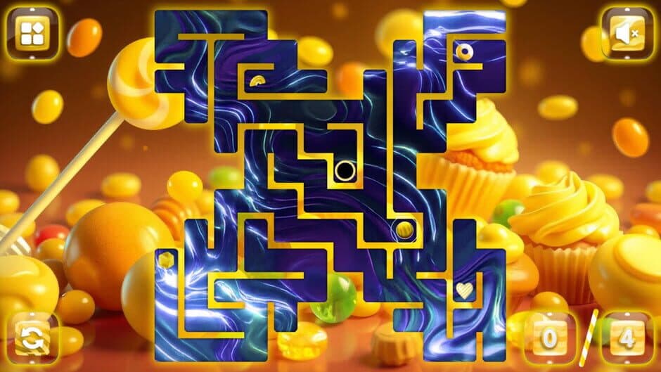Скриншот 4 из Sweetie Candy Maze: Yellow Lemon