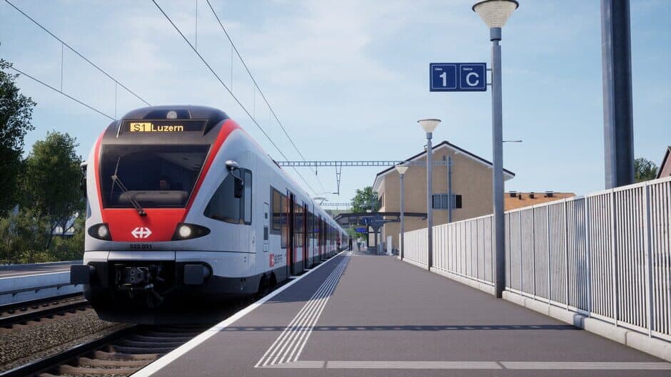 Скриншот 4 из Train Sim World 5: S-Bahn Zentralschweiz: Luzern - Sursee Route Add-On