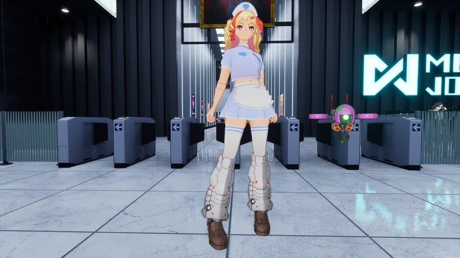 Скриншот 1 из Full Metal Schoolgirl: Costume - "Nurse Baby Blue (Ryoko)"