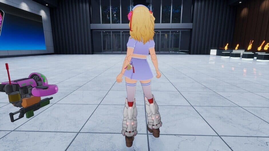 Скриншот 2 из Full Metal Schoolgirl: Costume - "Nurse Baby Blue (Ryoko)"