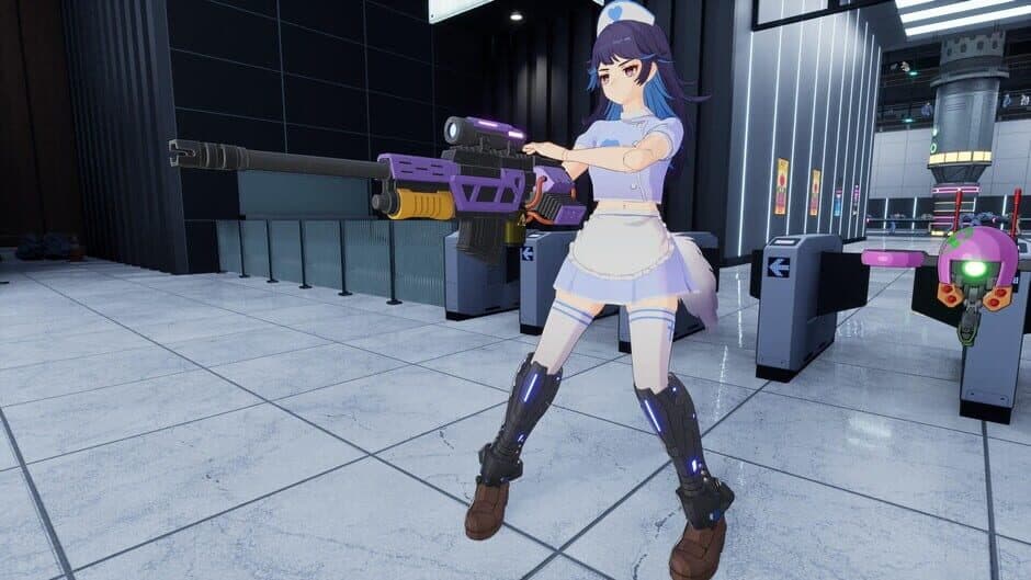 Скриншот 3 из Full Metal Schoolgirl: Costume - "Nurse Baby Blue (Akemi)"