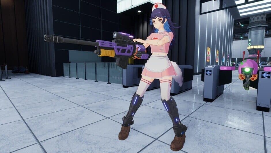 Скриншот 3 из Full Metal Schoolgirl: Costume - "Nurse Pale Pink (Akemi)"